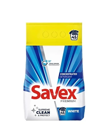 Detergent automat SAVEX Premium White 3.6 kg 45 spalari